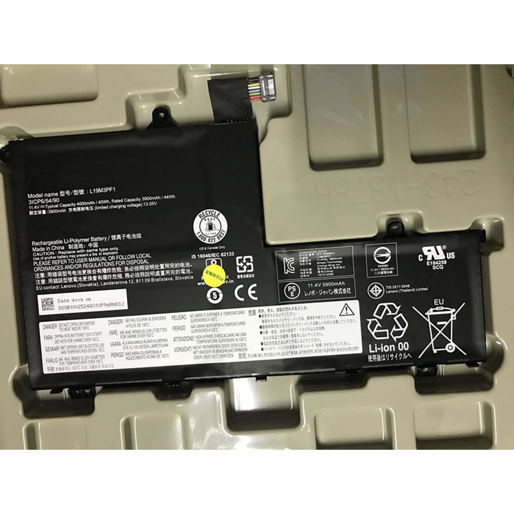 Batería para Y710-Y730a-/IdeaPad-Y710-4054-/-Y730-/-Y730-4053/lenovo-L19M3PF1